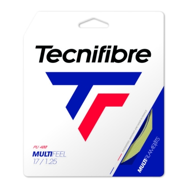 Tecnifibre Sznur tenisowy Multifeel (Dotyk+Kontrola) naturalny 12m Zestaw